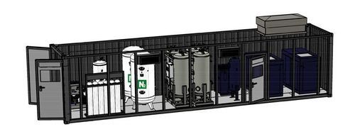 Générateur d'azote industriel - N₂ BOX 1700 - BERG Kompressoren GmbH - pour l'industrie pharmaceutique / de conditionnement / pour l'industrie agroalimentaire