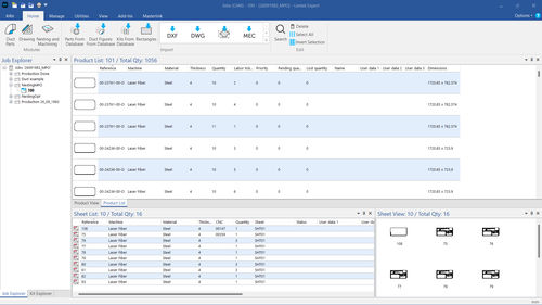 Logiciel de gestion - Expert Cut - LANTEK - de programmation / de conception / de base de données ODBC