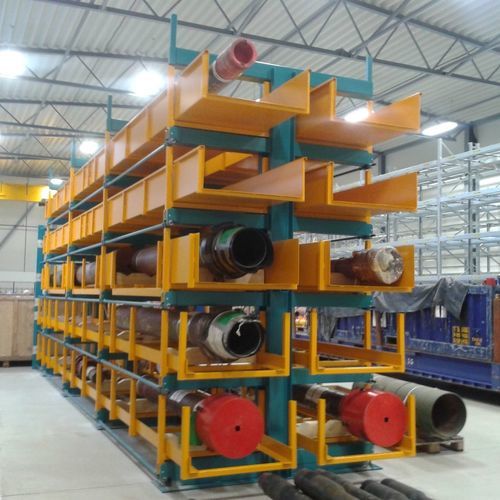 Rayonnage de manutention - JUMBO  - THIEL Storage and Handling Systems - à étagères / réglable / double-face