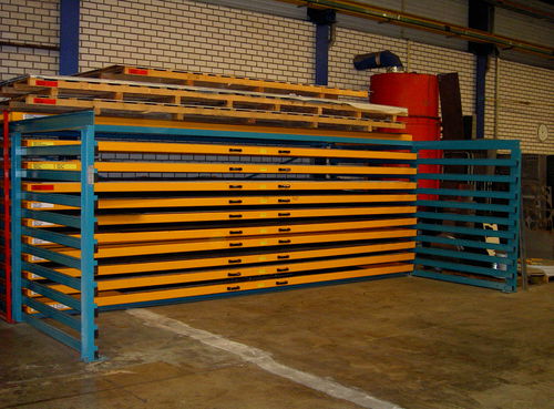 Rayonnage pour entrepôt de stockage - COMBI  - THIEL Storage and Handling Systems - réglable / en acier / avec toit