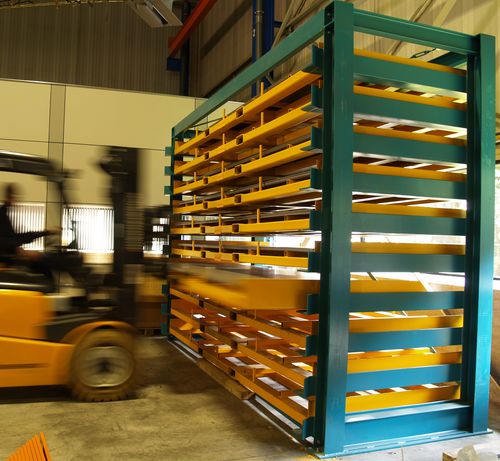 Rayonnage pour entrepôt de stockage - PLATO  - THIEL Storage and Handling Systems - à cassettes / à palettes