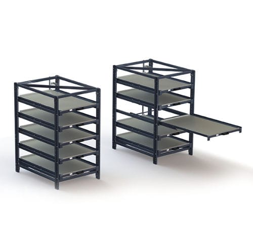 Rayonnage compact - SMART - THIEL Storage and Handling Systems - pour entrepôt de stockage / mobile / stationnaire