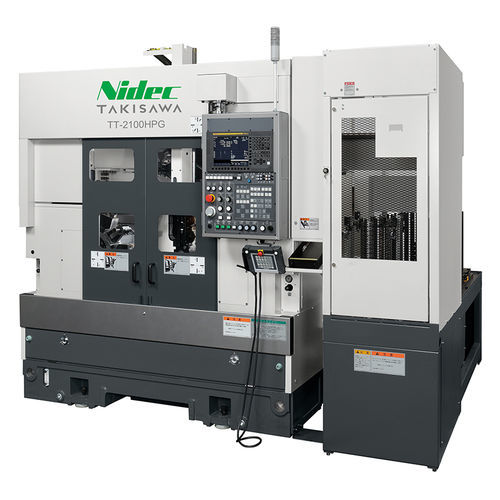 Tour CNC - TT-2100H series - TAKISAWA - horizontal / 2 axes / à deux broches