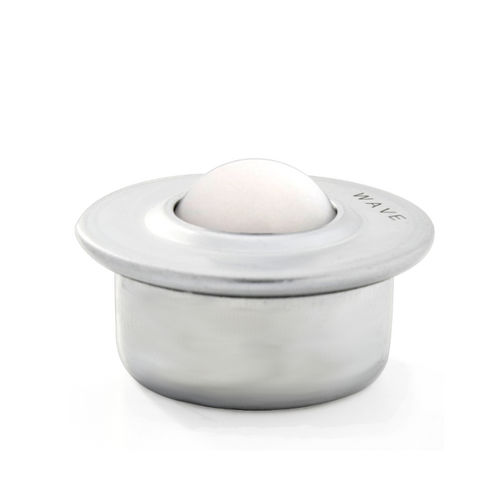 Bille de manutention en plastique - KU-30 P - WAVE - zinguée / en POM / à collerette