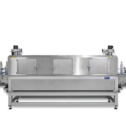 Tunnel de rétraction à vapeur - MDM070 - MD Maschinenbau & Dienstleistungen GmbH - électrique / pour étiquettes / pour manchon thermo-rétractable