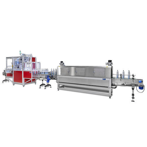 Machine de soudure de manchons rétractables en OPS - MD Maschinenbau & Dienstleistungen GmbH - en PET / en PVC / dépose de bandelette d'arrachage
