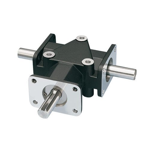 Renvoi d'angle à couple conique - Crown Right Angle Gearbox - ZERO-MAX Europe - à couple spiroconique / orthogonal / à arbre sortant