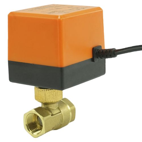 Vanne à boisseau sphérique - D160-00116 - SIMPLE VALVE, S.L. - électrique / d'arrêt / pour eaux chaudes