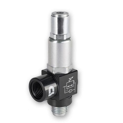 Régulateur de pression pour air comprimé - 300-153-0052 - nass magnet GmbH - à membrane / mono-étagé / en laiton nickelé