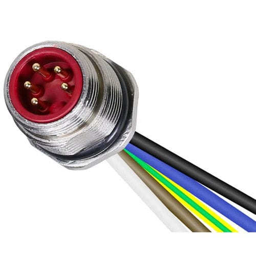 Connecteur d'alimentation électrique - HDSM - PONY SRL - rond / à insérer / de puissance