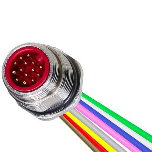 Connecteur d'alimentation électrique - HDSM - PONY SRL - rond / à insérer / de moyenne puissance