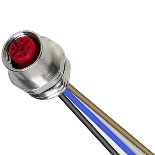 Connecteur d'alimentation électrique - RDEM - PONY SRL - rond / à insérer / M12