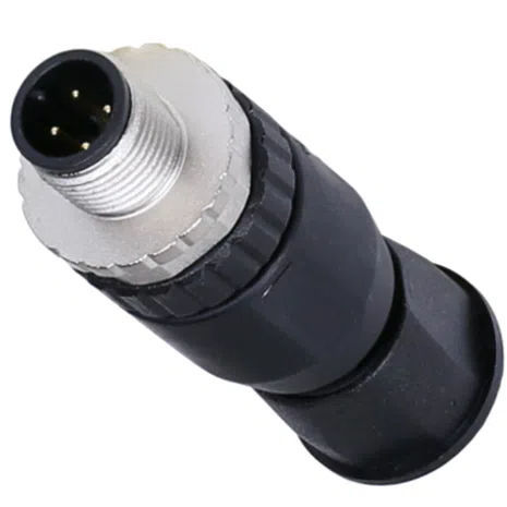 Connecteur d'alimentation électrique - RDJM - PONY SRL - rond / à vis / M12