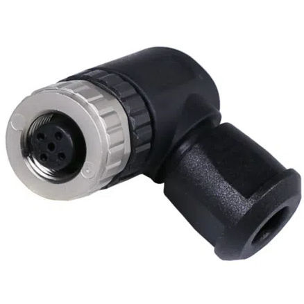 Connecteur d'alimentation électrique - RDKF - PONY SRL - rond / à vis / M12