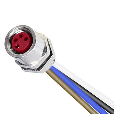 Connecteur d'alimentation électrique - REEF - PONY SRL - rond / à insérer / M8
