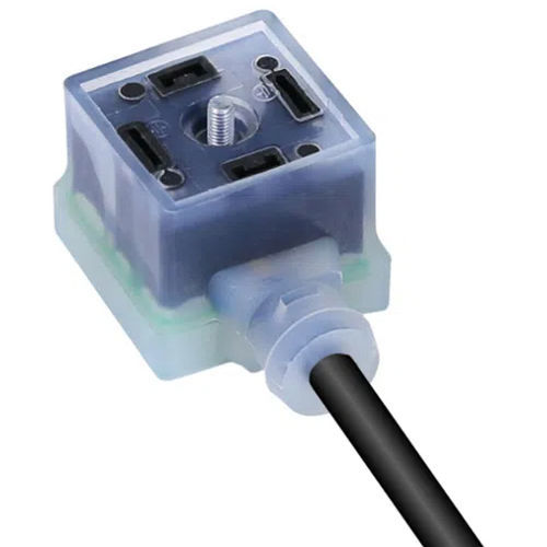 Connecteur pour électrovanne - CA  - PONY SRL - d'alimentation électrique / surmoulé / carré