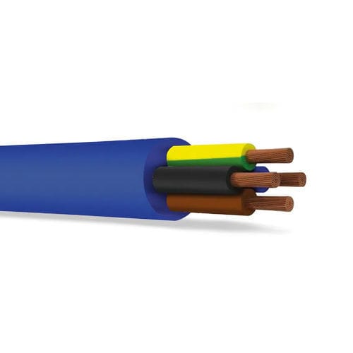 Câble électrique d'alimentation - H05VV-F - PONY SRL - résistant à la chaleur / en cuivre / 4 conducteurs