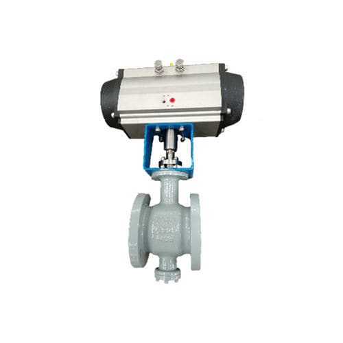 Vanne à boisseau sphérique - A450-V - Hollysys - pneumatique / de réglage / à siège