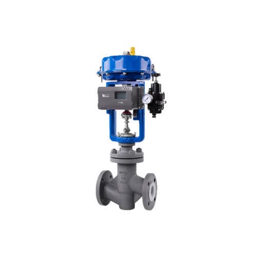 Vanne à membrane - A100-F - Hollysys - pneumatique / électrique / de réglage