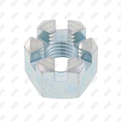 Écrou autofreiné - N0-0C00 - Sunco Industries - à créneaux / acier / en inox