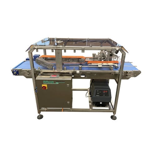 Operculeuse linéaire - G-Tray-470 - Affeldt Fördertechnik GmbH - automatique / compacte / pour l'industrie agroalimentaire