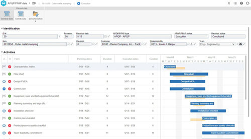Logiciel de gestion - APQP-PPAP - SoftExpert - d'interface / de qualité / de développement