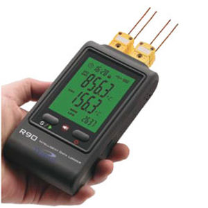 Enregistreur de données portable - R90 U series - Digitron Italia srl - de température / USB / avec afficheur LCD