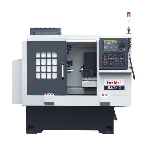 Centre de tournage CNC - SA28-S - Nanjing Genvan Intelligent Equipment Co. Ltd. - 3 axes / à deux broches / 8 outils