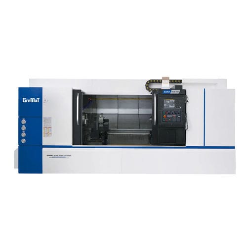 Centre de tournage CNC - TN500-1600 - Nanjing Genvan Intelligent Equipment Co. Ltd. - A2-6 / 12 outils / poussé à courroie