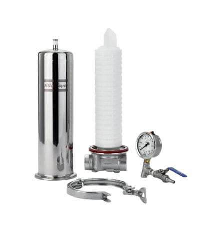 Carter de filtre multicartouche - IH - Atlas Copco Process Filtration - monocartouche / pour liquide / en acier inoxydable