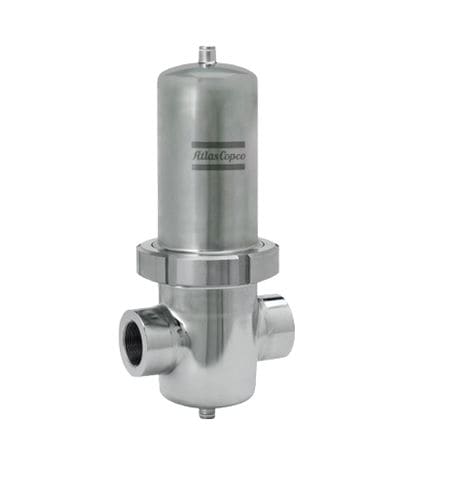 Carter de filtre monocartouche - IFH - Atlas Copco Process Filtration - pour liquide / pour gaz / en acier inoxydable