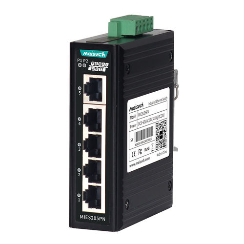 Commutateur Ethernet non administrable - MIES205PN - Maisvch - 5 ports / 10/100BaseT(X) / ProfiNet