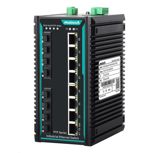 Commutateur Ethernet administrable - MISCOM8216PTP-4XGF-4GF-8GT series - Maisvch - 16 ports / de niveau 3 / gigabit