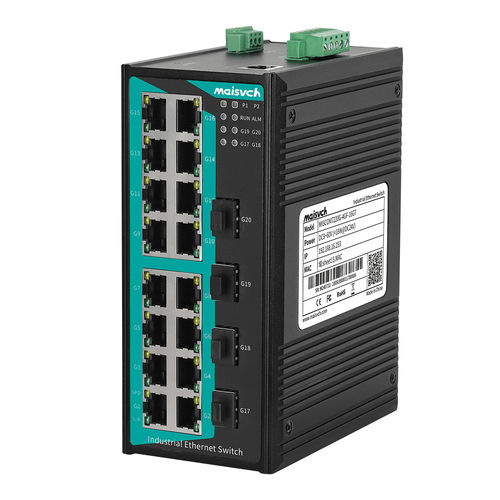 Commutateur Ethernet administrable - MISCOM7220G-4GF-16GT - Maisvch - 20 ports / de niveau 2 / gigabit