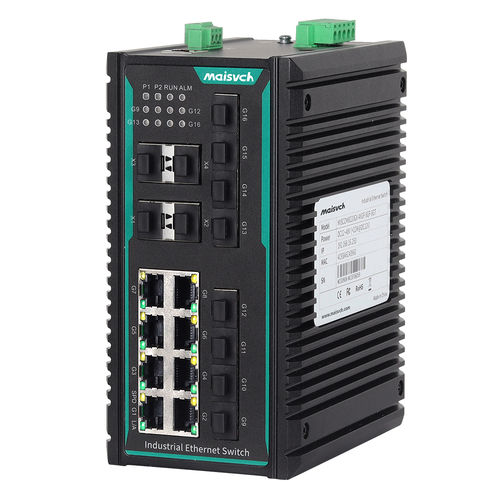 Commutateur Ethernet administrable - MISCOM8220GX-4XGF-8GF-8GT - Maisvch - 20 ports / de niveau 3 / de fibre optique