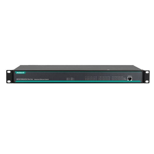 Commutateur Ethernet administrable - MISCOM6024 - Maisvch - 24 ports / de niveau 2 / monté en rack