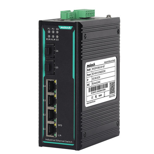 Commutateur Ethernet administrable - MISCOM7206G-2GF-4GT - Maisvch - 6 ports / de niveau 2 / gigabit