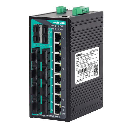 Commutateur Ethernet administrable - MISCOM7220-4GF-8F series - Maisvch - 20 ports / 10/100BaseT(X) / de niveau 2