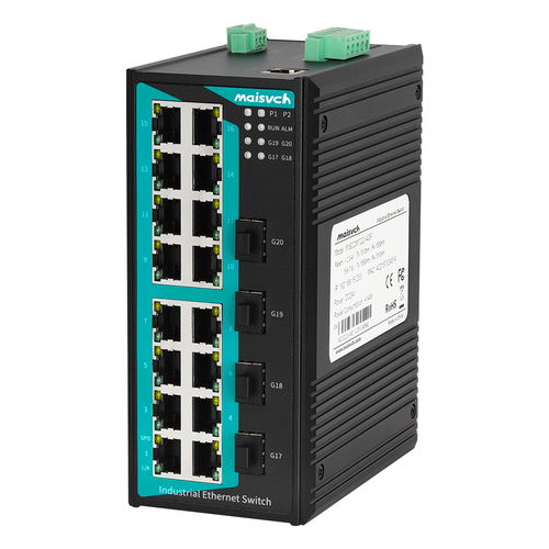 Commutateur Ethernet administrable - MISCOM7220-4GF - Maisvch - 20 ports / 10/100BaseT(X) / de niveau 2