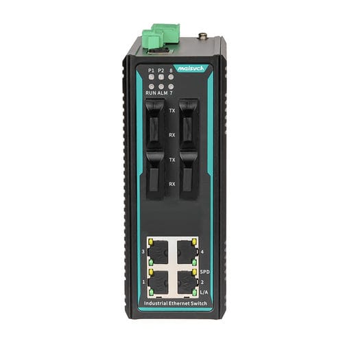 Commutateur Ethernet administrable - MISCOM6208-4F series - Maisvch - 8 ports / 10/100BaseT(X) / de niveau 2