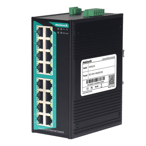 Commutateur Ethernet non administrable - MIEN2216 - Maisvch - 16 ports / de niveau 2 / fast ethernet