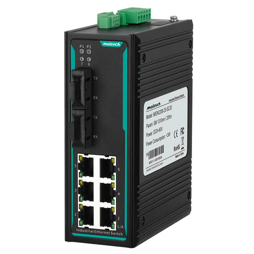 Commutateur Ethernet non administrable - MIEN2208-2F series - Maisvch - 8 ports / de niveau 2 / de fibre optique