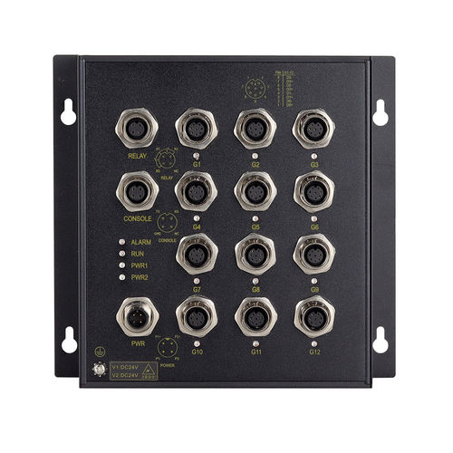 Commutateur Ethernet administrable - Admas7212G-M12-12GT series - Maisvch - 12 ports / de niveau 2 / gigabit