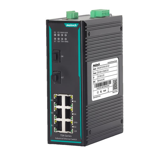Commutateur Ethernet administrable - MISCOM7208TSN-2GF-6GT - Maisvch - 8 ports / de niveau 2 / gigabit