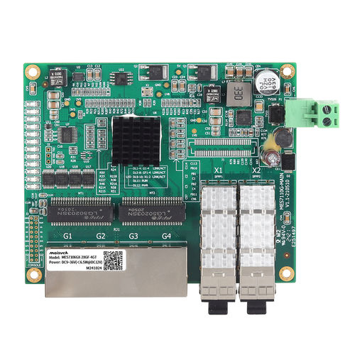 Commutateur Ethernet administrable - MES7106GX-2XGF-4GT - Maisvch - 6 ports / de niveau 2 / embarqué