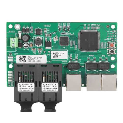 Commutateur Ethernet administrable - MES5105M series - Maisvch - 5 ports / de niveau 2 / fast ethernet