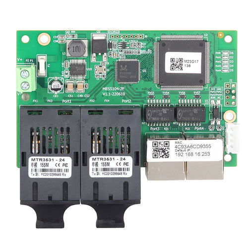 Commutateur Ethernet administrable - MES5104-2F - Maisvch - 4 ports / de niveau 2 / embarqué