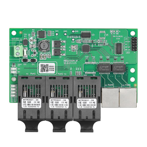 Commutateur Ethernet non administrable - MES2105M series - Maisvch - 5 ports / 10/100BaseT(X) / de niveau 2