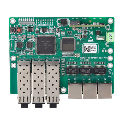 Commutateur Ethernet administrable - MES7106G-3GF-3GT - Maisvch - 6 ports / de niveau 2 / gigabit
