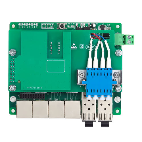 Commutateur Ethernet administrable - MES7106GBP-2GF-4GT - Maisvch - 6 ports / de niveau 2 / gigabit